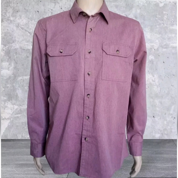 Chemise Homme Vintage Wrangler Brushpopper 17.5-35 Rayures Multicolore